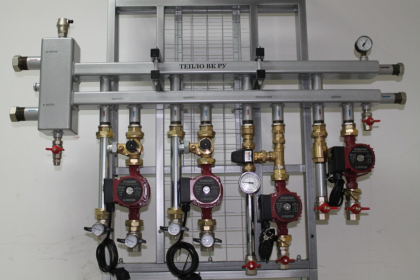 РАСПРЕДЕЛИТЕЛЬНАЯ ГРЕБЕНКА, коллектор распределительный для котельной ...